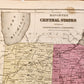 1840s LOT of 5 antique MAPS AMERICANA