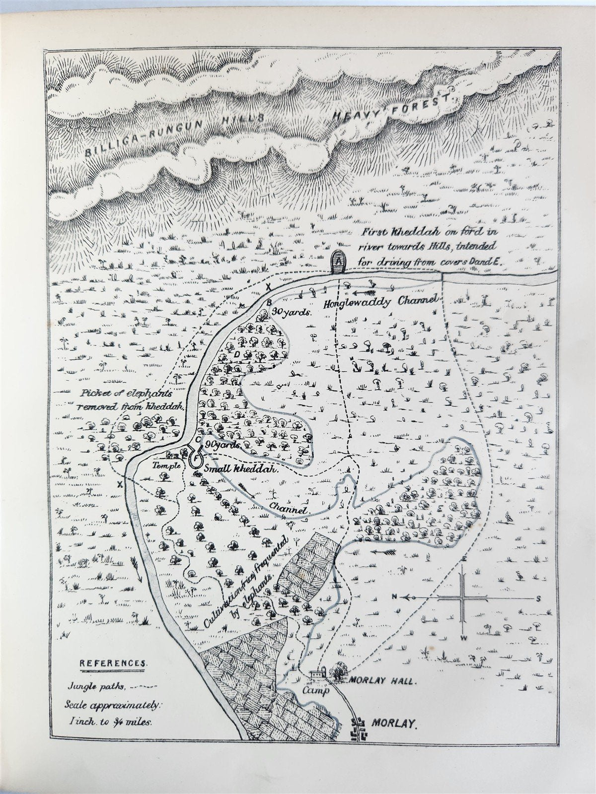 1879 THIRTEEN YEARS AMONG THE WILD BEASTS of INDIA antique ILLUSTRATED
