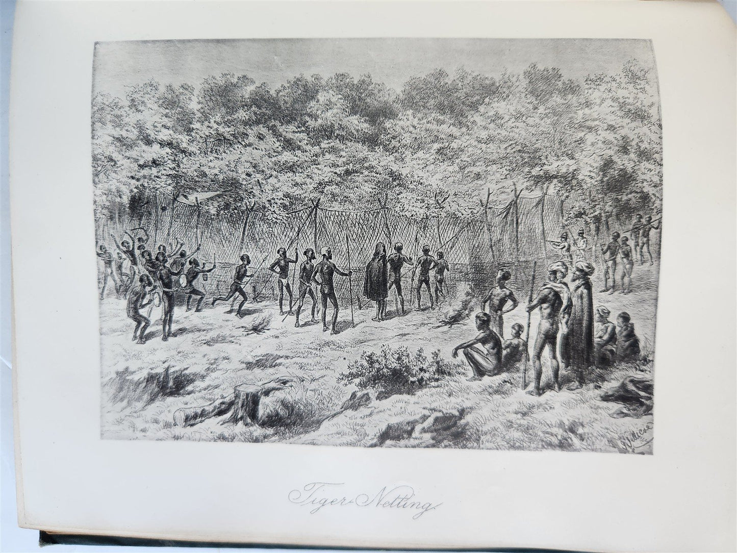 1879 THIRTEEN YEARS AMONG THE WILD BEASTS of INDIA antique ILLUSTRATED