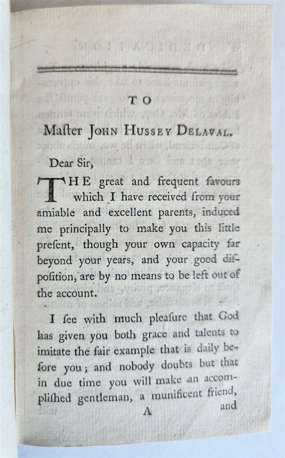 1765 Poetical Translation of Fables of Phaedrus ANTIQUE by C.Smart in ENGLISH
