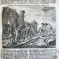 1671 HISTORY of MARTYRS antique ILLUSTRATED FOLIO in DUTCH vellum binding