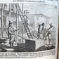 1671 HISTORY of MARTYRS antique ILLUSTRATED FOLIO in DUTCH vellum binding