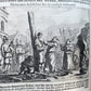 1671 HISTORY of MARTYRS antique ILLUSTRATED FOLIO in DUTCH vellum binding