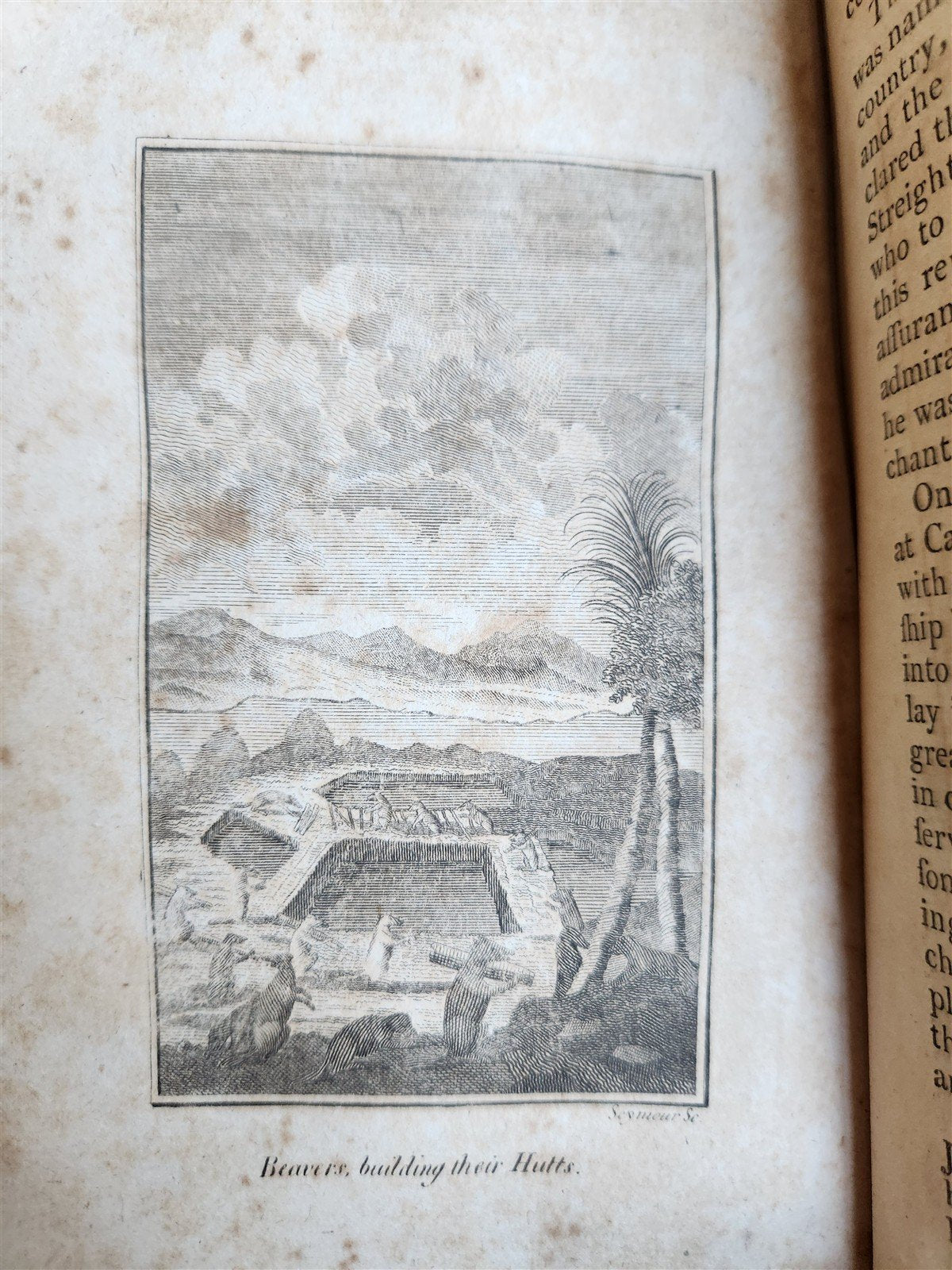 1795 WORLD DISPLAYED Curious Collection of Voyages & Travels ILLUSTRATED antique
