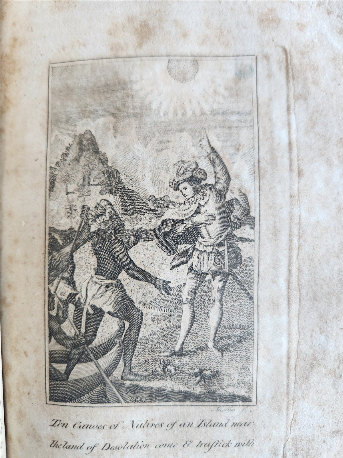 1795 WORLD DISPLAYED Curious Collection of Voyages & Travels ILLUSTRATED antique