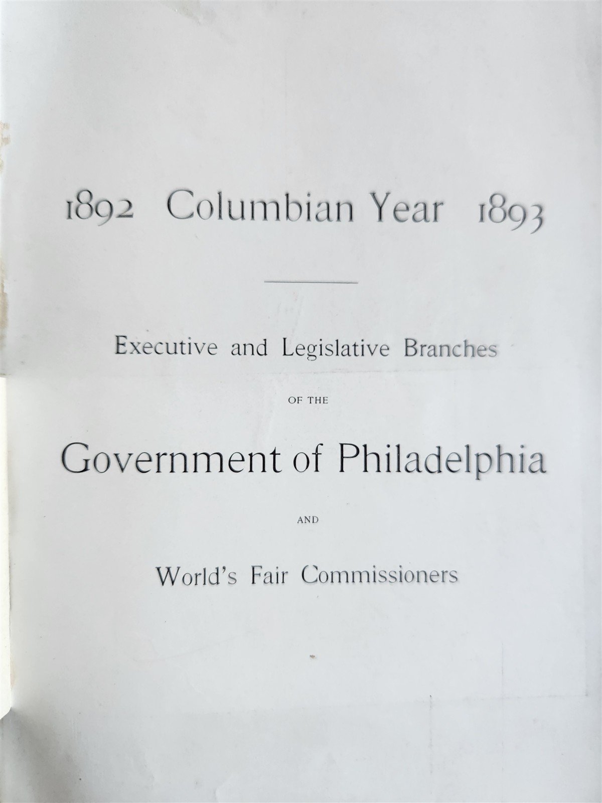 1893 PHILADELPHIA THE STORY OF AN AMERICAN CITY ILLUSTRATED antique AMERICANA