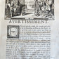 1700 BIBLE in FRENCH 3 VOLUMES antique ILLUSTRATED w/ MAP La Sainte Bible