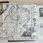 1700 BIBLE in FRENCH 3 VOLUMES antique ILLUSTRATED w/ MAP La Sainte Bible
