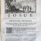 1700 BIBLE in FRENCH 3 VOLUMES antique ILLUSTRATED w/ MAP La Sainte Bible