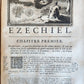 1700 BIBLE in FRENCH 3 VOLUMES antique ILLUSTRATED w/ MAP La Sainte Bible