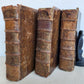 1700 BIBLE in FRENCH 3 VOLUMES antique ILLUSTRATED w/ MAP La Sainte Bible