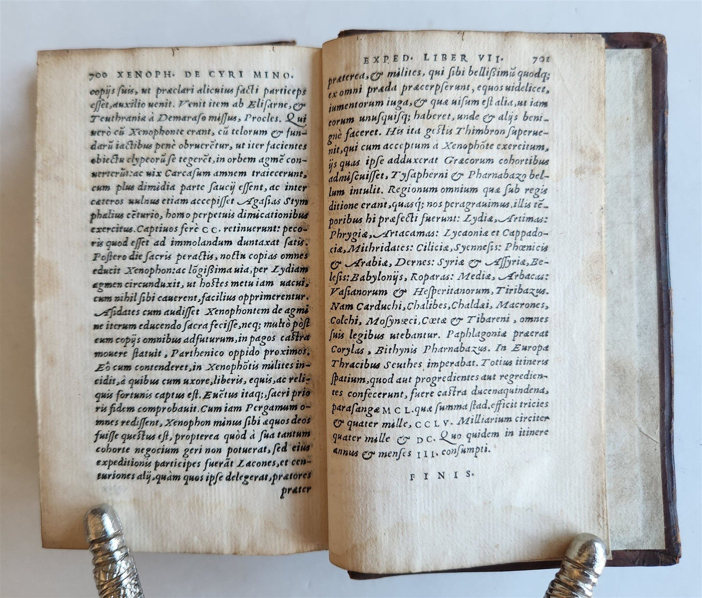 1551 XENOPHON Atheniensis OPERA Griphius press antique 16th C. original binding