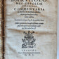 1550 LAW BOOK by Bartholomei Cipolla antique 16th C. original binding
