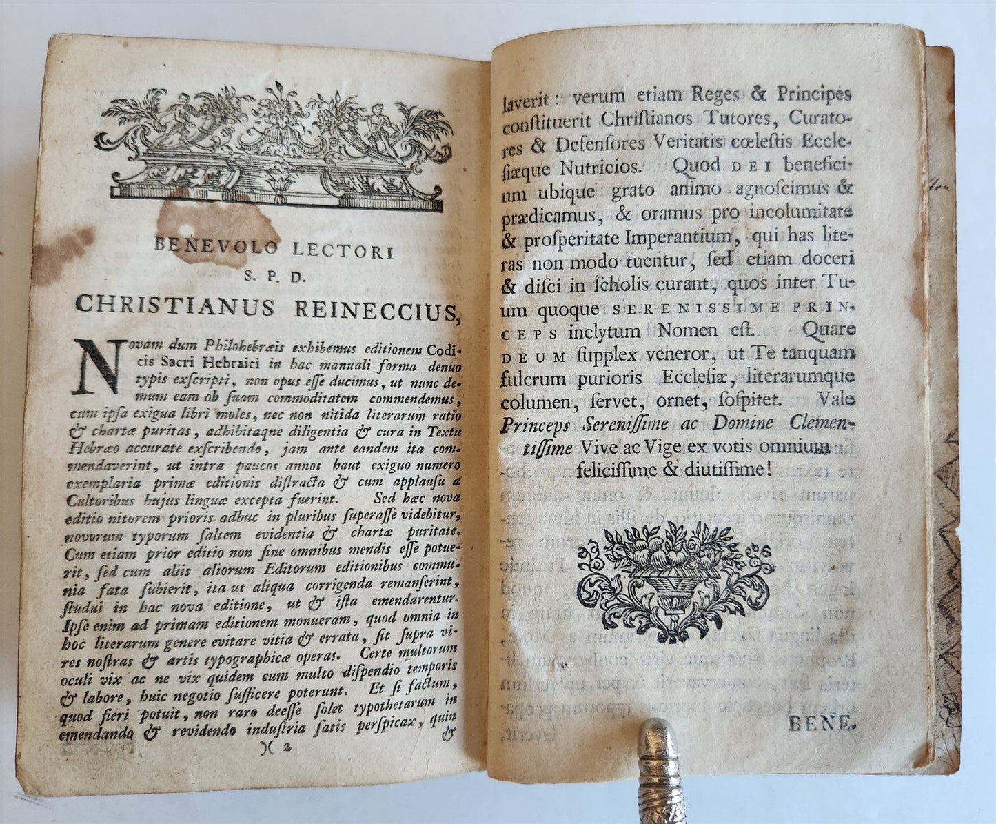 1739 BIBLE in HEBREW antique Biblia Hebraica JUDAICA