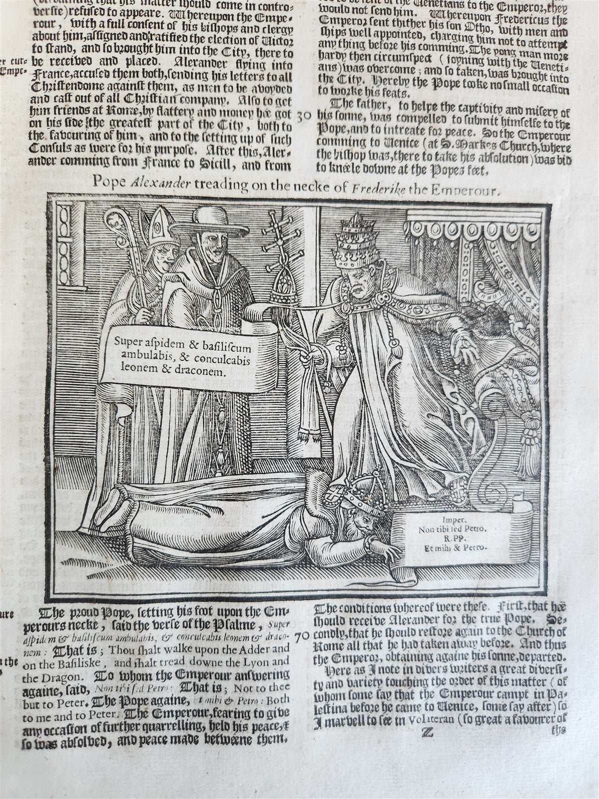 1641 BOOK of MARTYRS by JOHN FOXE antique ILLUSTRATED FOLIO Actes And Monuments