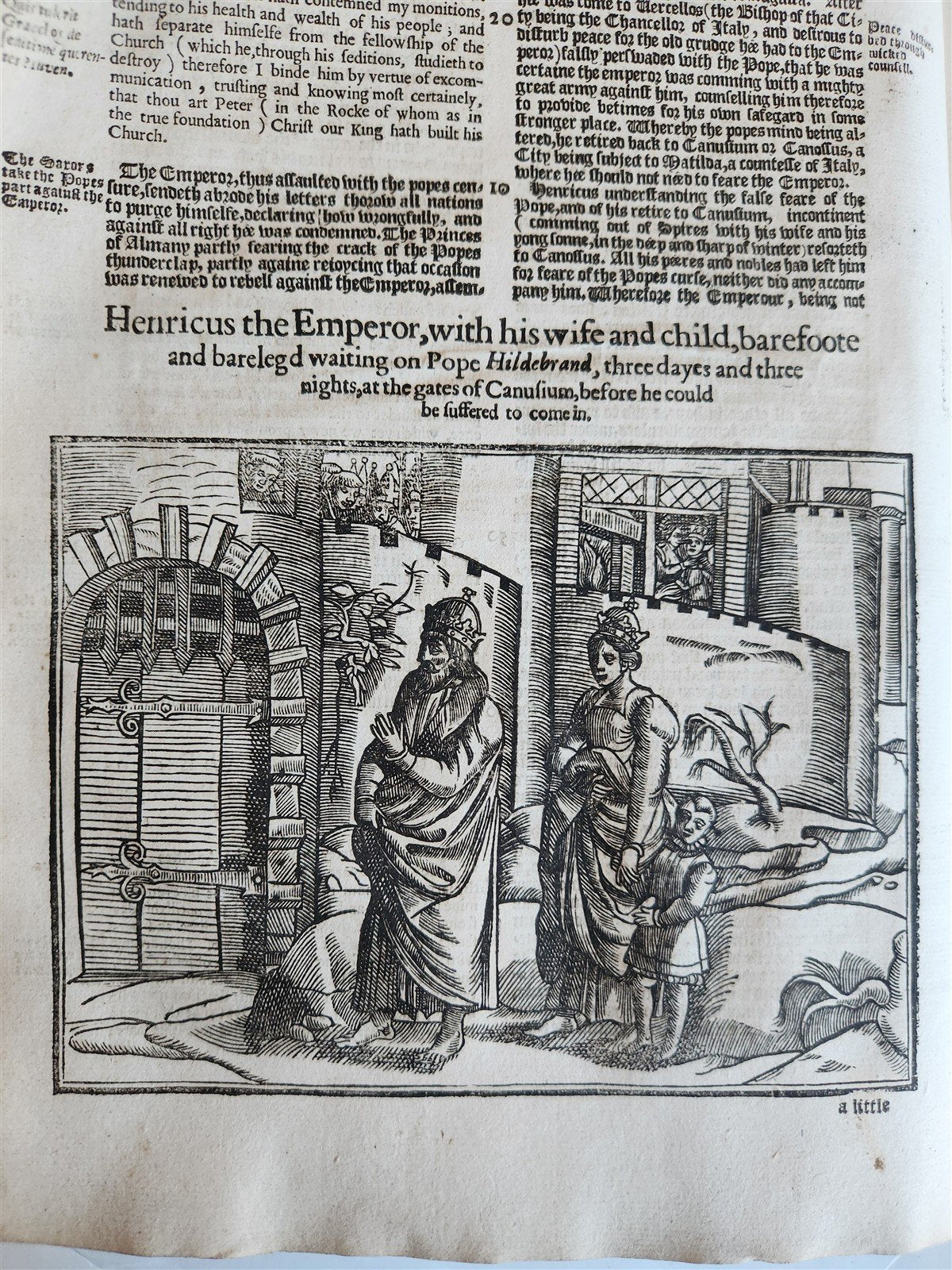 1641 BOOK of MARTYRS by JOHN FOXE antique ILLUSTRATED FOLIO Actes And Monuments