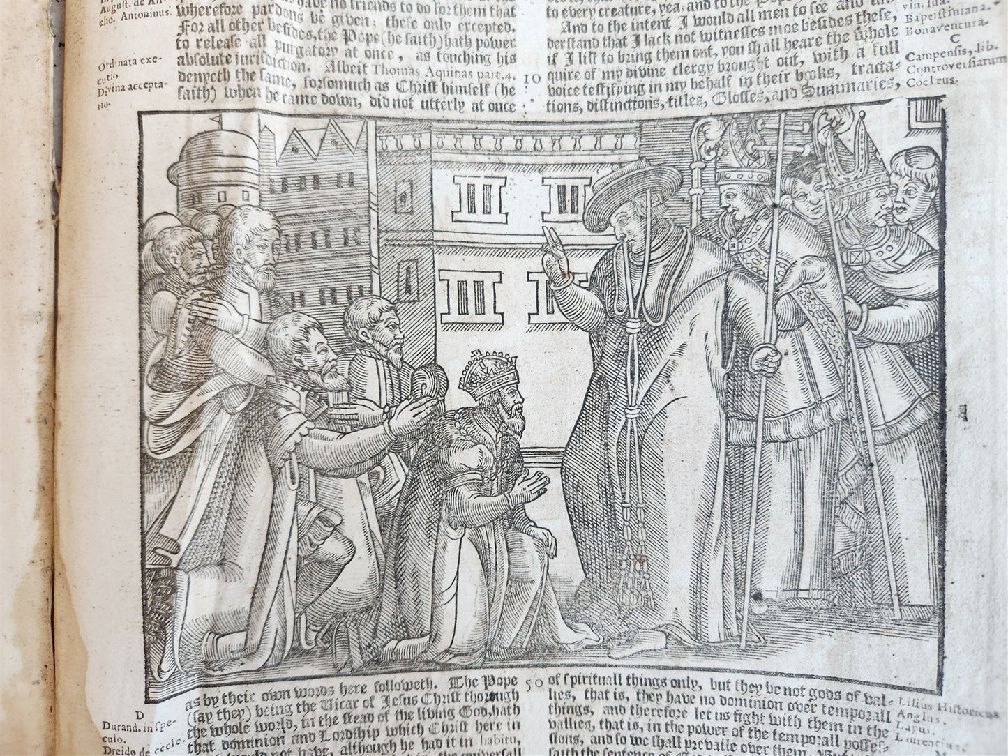 1641 BOOK of MARTYRS by JOHN FOXE antique ILLUSTRATED FOLIO Actes And Monuments