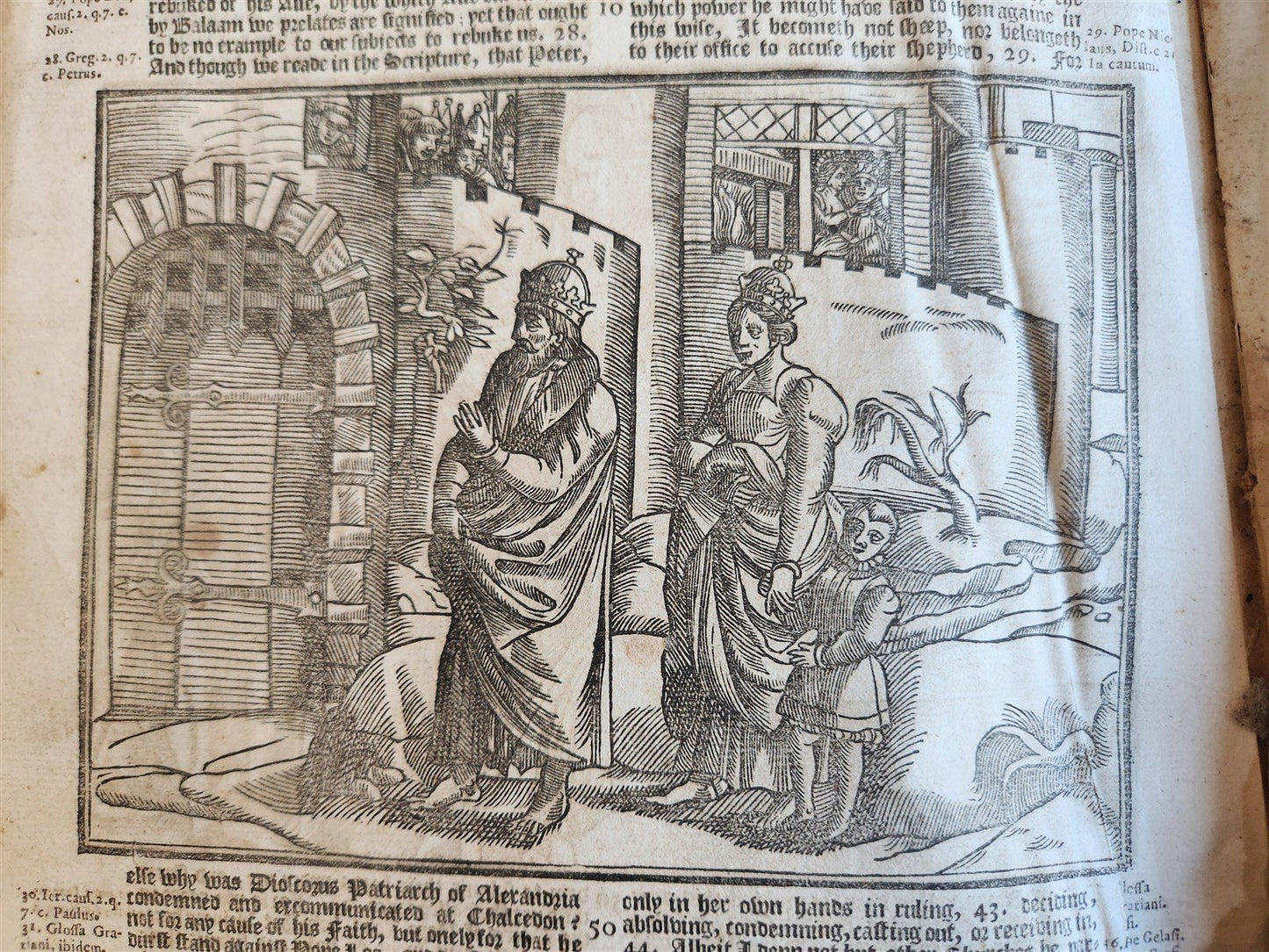 1641 BOOK of MARTYRS by JOHN FOXE antique ILLUSTRATED FOLIO Actes And Monuments