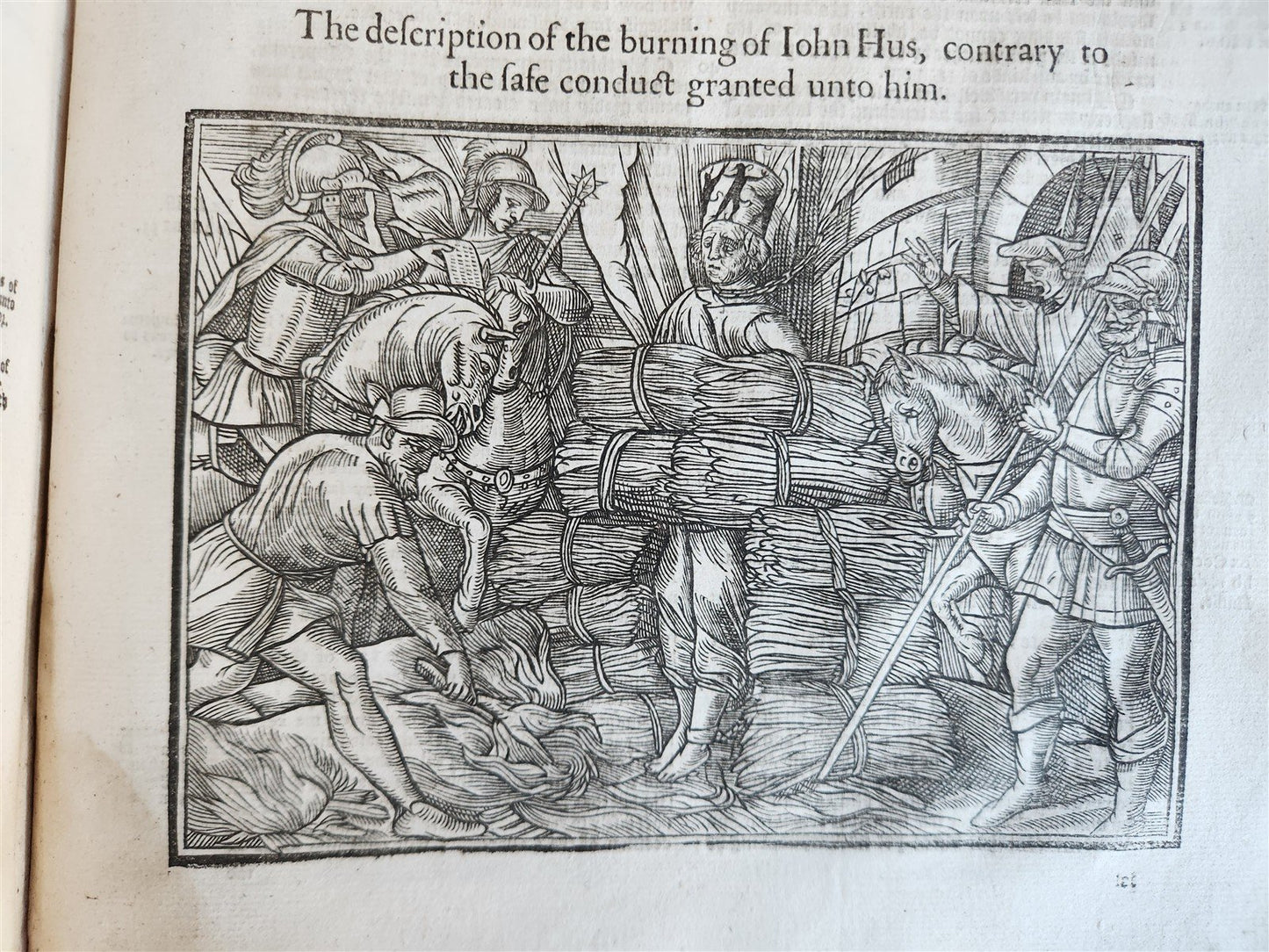 1641 BOOK of MARTYRS by JOHN FOXE antique ILLUSTRATED FOLIO Actes And Monuments