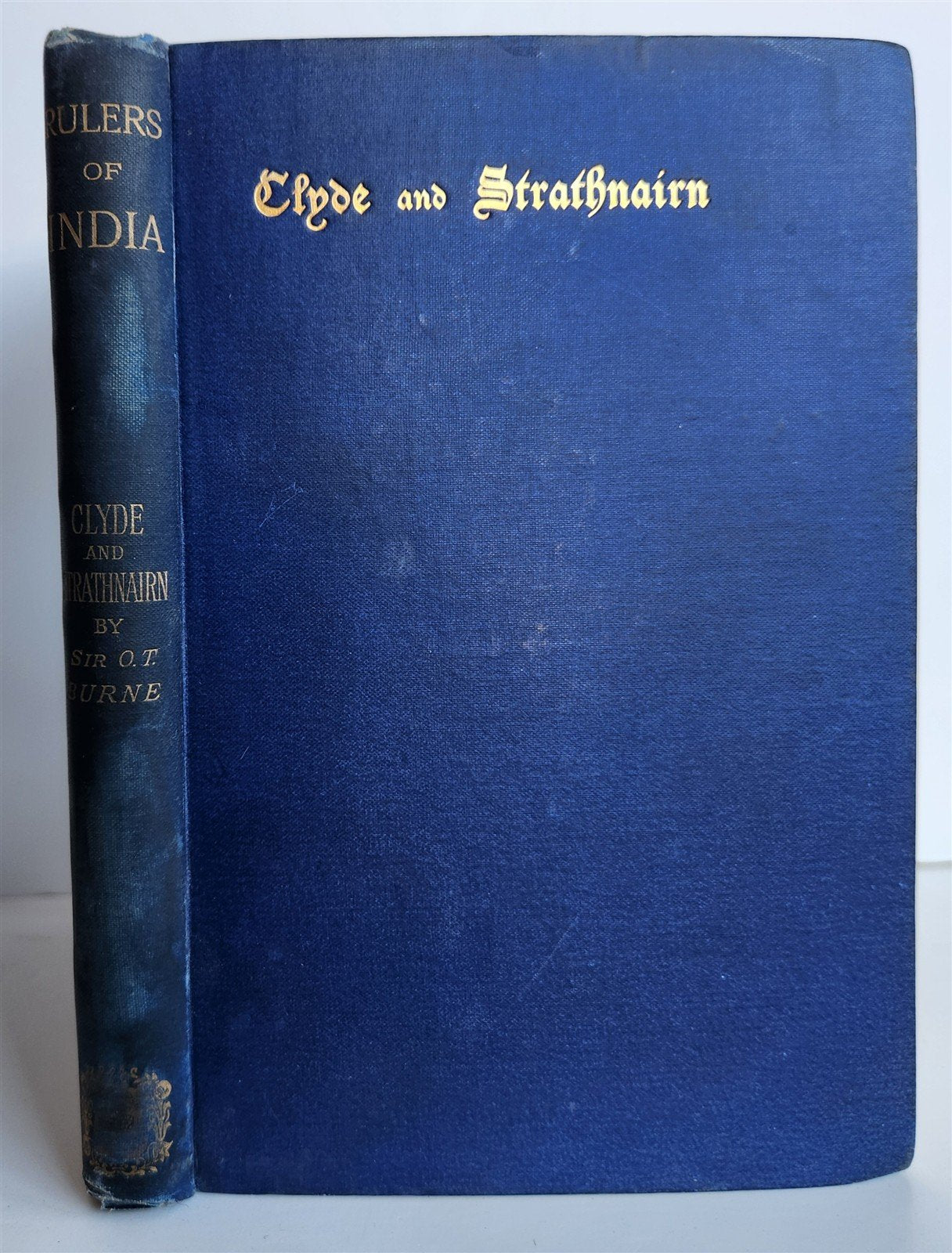 1891 RULERS of INDIA CLYDE and STRATHNAIRN ILLUSTRATED w/ MAP antique