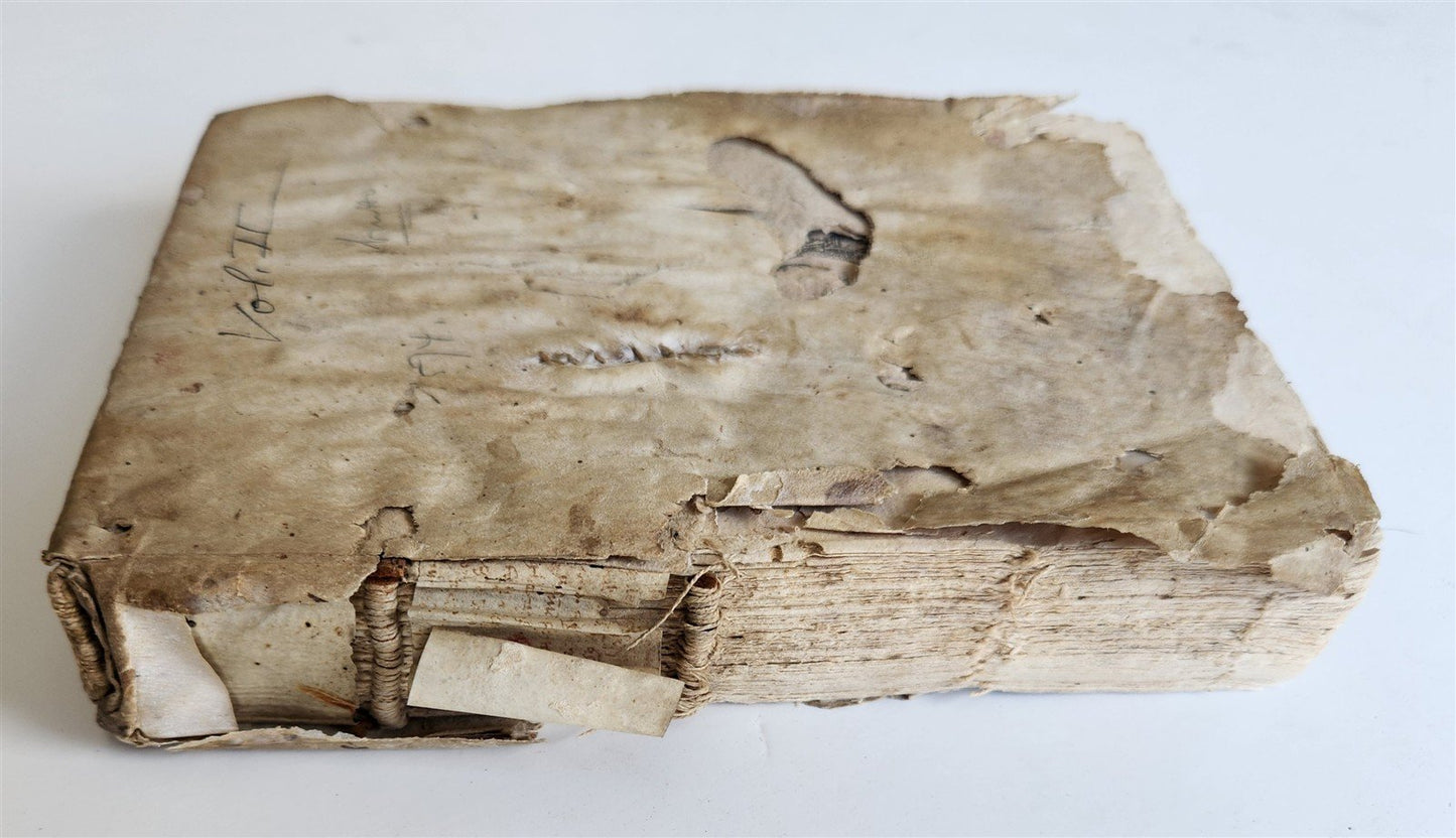 1574 ARISTOTLE antique ARISTOTELIS DE RHETORICA et POETICA 16 cent. VELLUM BOUND