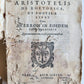 1574 ARISTOTLE antique ARISTOTELIS DE RHETORICA et POETICA 16 cent. VELLUM BOUND