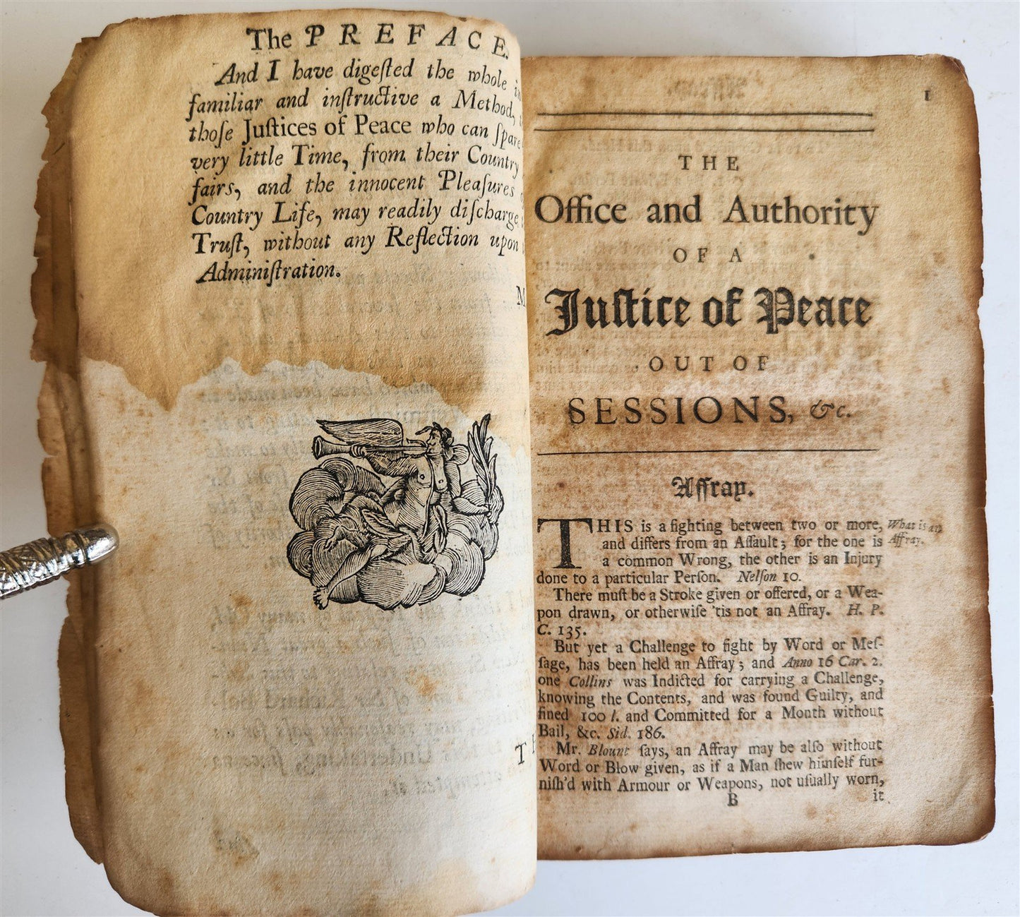 1727 LAW BOOK in ENGLISH Office & Authority of Justice of Peace for Ireland