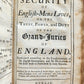 1727 LAW BOOK in ENGLISH Office & Authority of Justice of Peace for Ireland