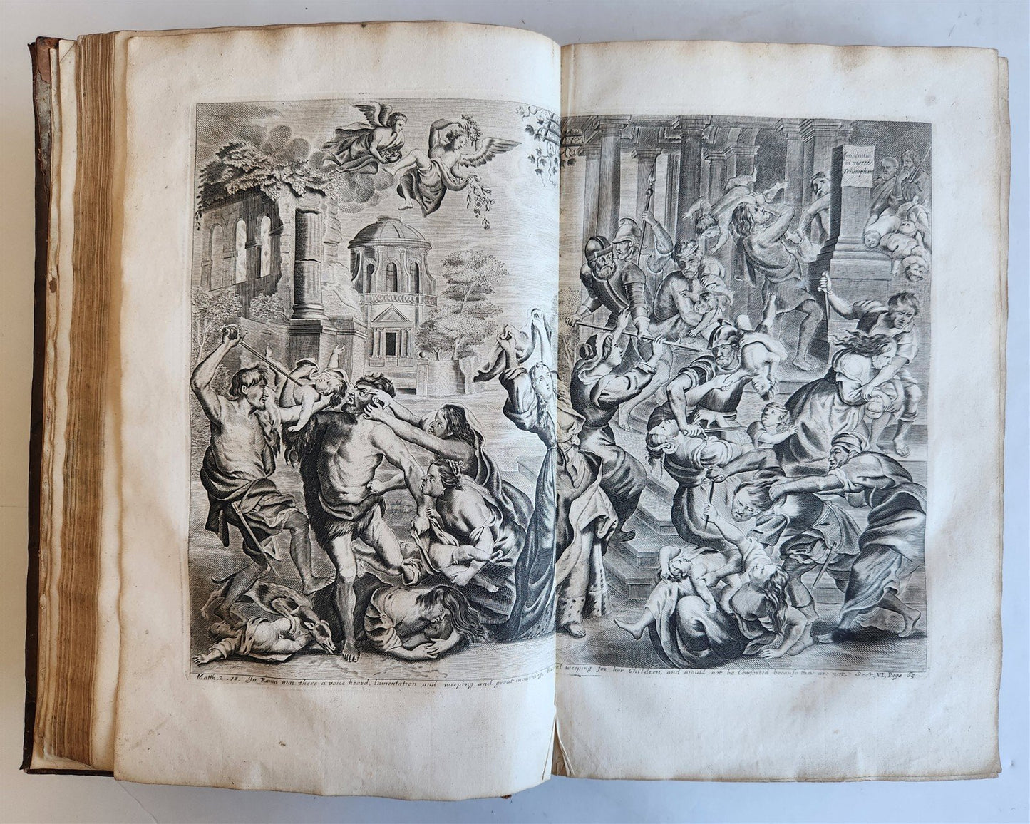 1678 Great Exemplar of Sanctity & Holy Life ILLUSTRATED in English FOLIO antique