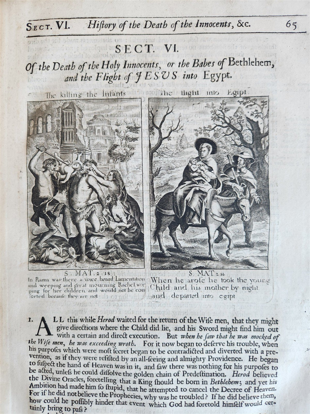 1678 Great Exemplar of Sanctity & Holy Life ILLUSTRATED in English FOLIO antique