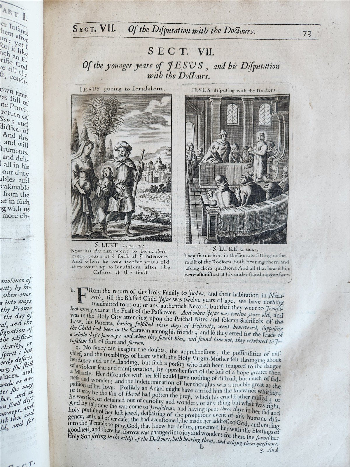 1678 Great Exemplar of Sanctity & Holy Life ILLUSTRATED in English FOLIO antique