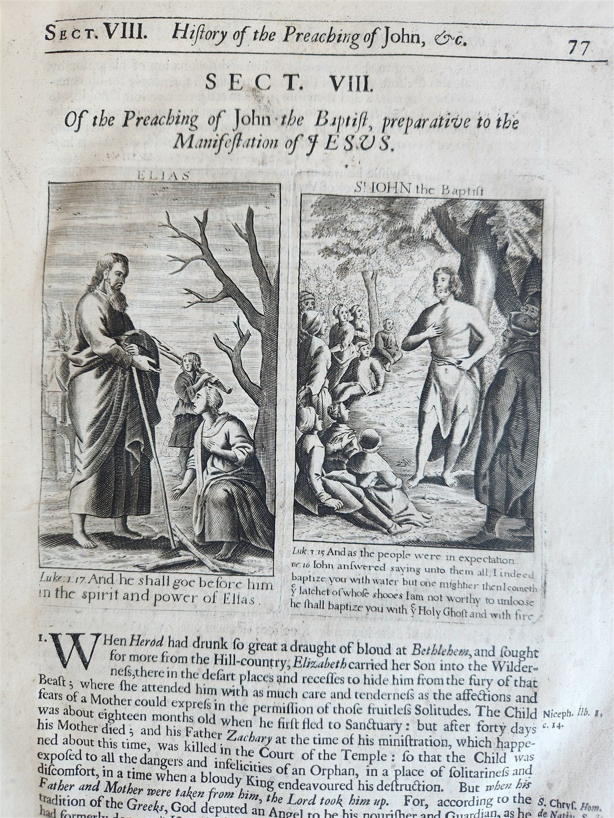 1678 Great Exemplar of Sanctity & Holy Life ILLUSTRATED in English FOLIO antique