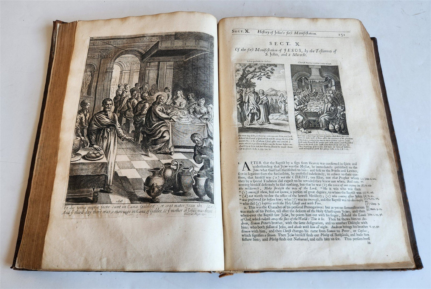 1678 Great Exemplar of Sanctity & Holy Life ILLUSTRATED in English FOLIO antique