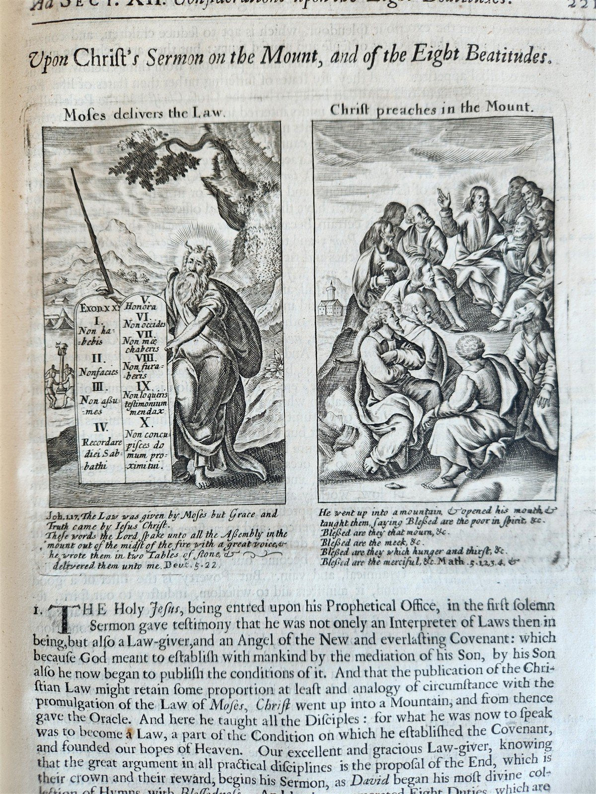 1678 Great Exemplar of Sanctity & Holy Life ILLUSTRATED in English FOLIO antique