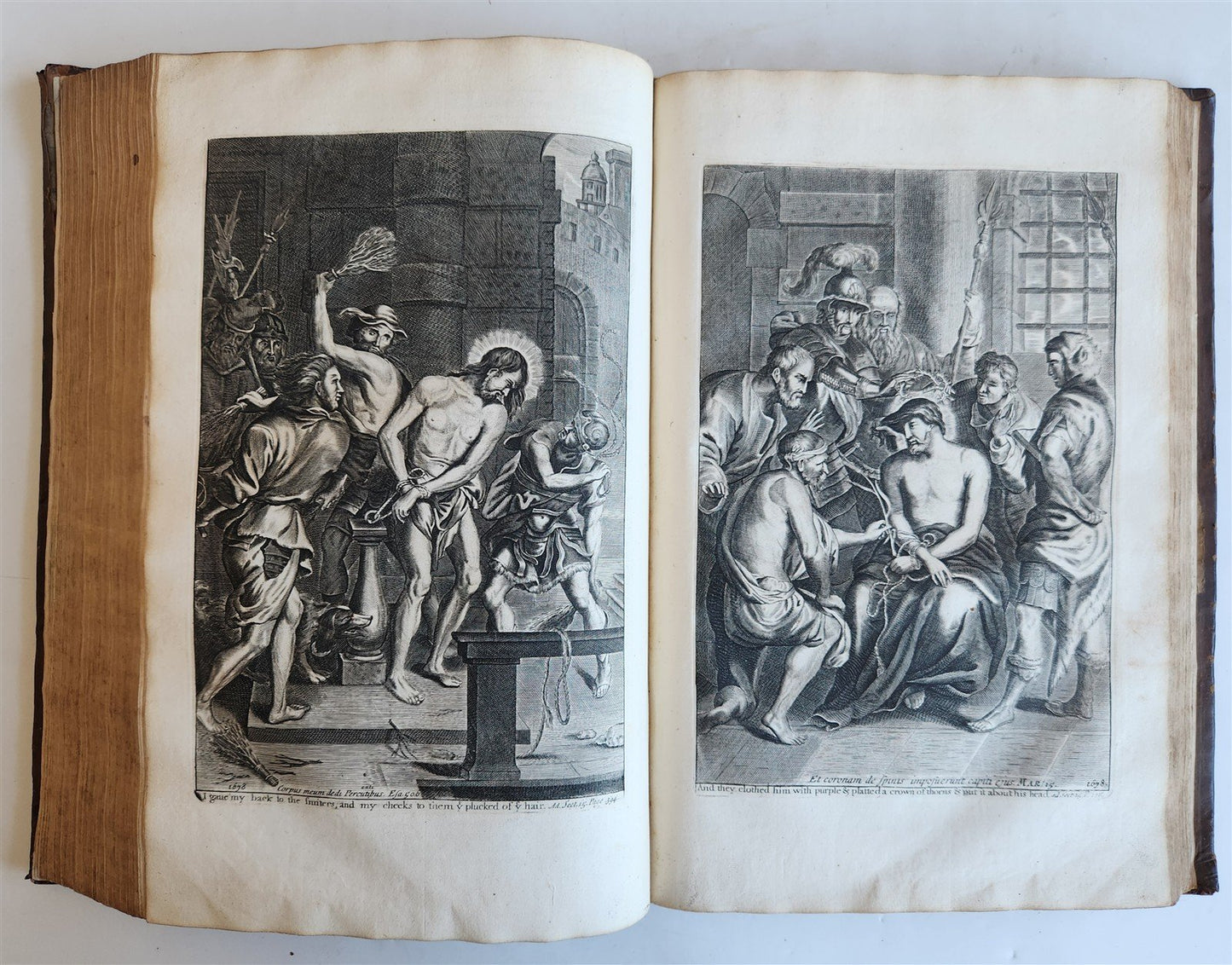 1678 Great Exemplar of Sanctity & Holy Life ILLUSTRATED in English FOLIO antique