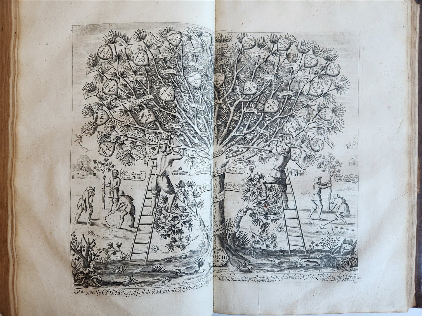 1678 Great Exemplar of Sanctity & Holy Life ILLUSTRATED in English FOLIO antique