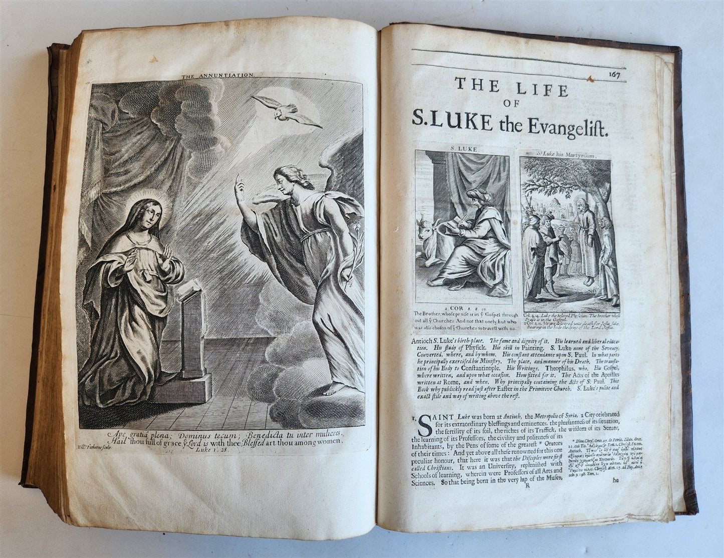 1678 Great Exemplar of Sanctity & Holy Life ILLUSTRATED in English FOLIO antique