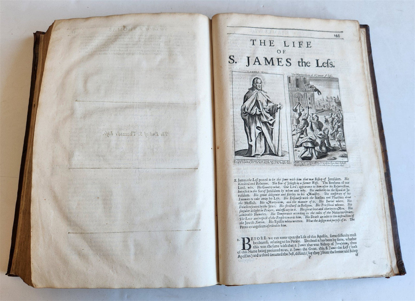 1678 Great Exemplar of Sanctity & Holy Life ILLUSTRATED in English FOLIO antique