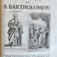 1678 Great Exemplar of Sanctity & Holy Life ILLUSTRATED in English FOLIO antique