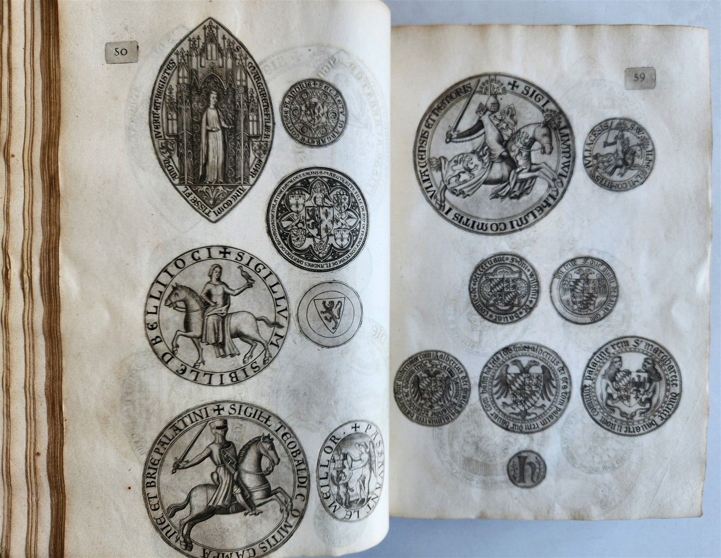 1641 COUNTS of FLANDERS ILLUSTRATED in French ANTIQUE