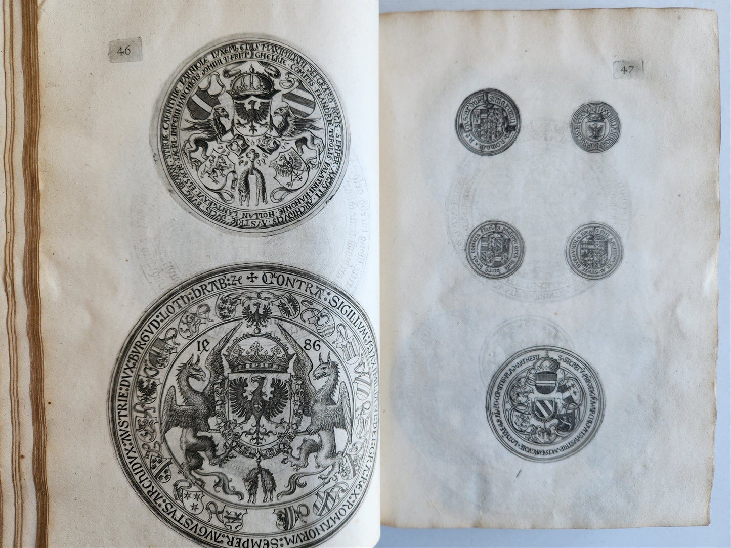 1641 COUNTS of FLANDERS ILLUSTRATED in French ANTIQUE