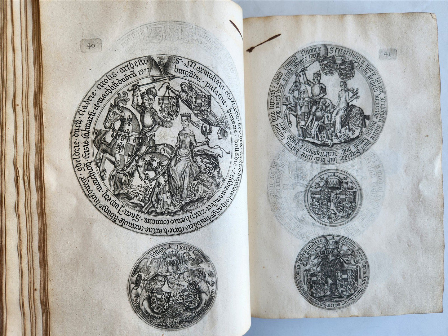 1641 COUNTS of FLANDERS ILLUSTRATED in French ANTIQUE