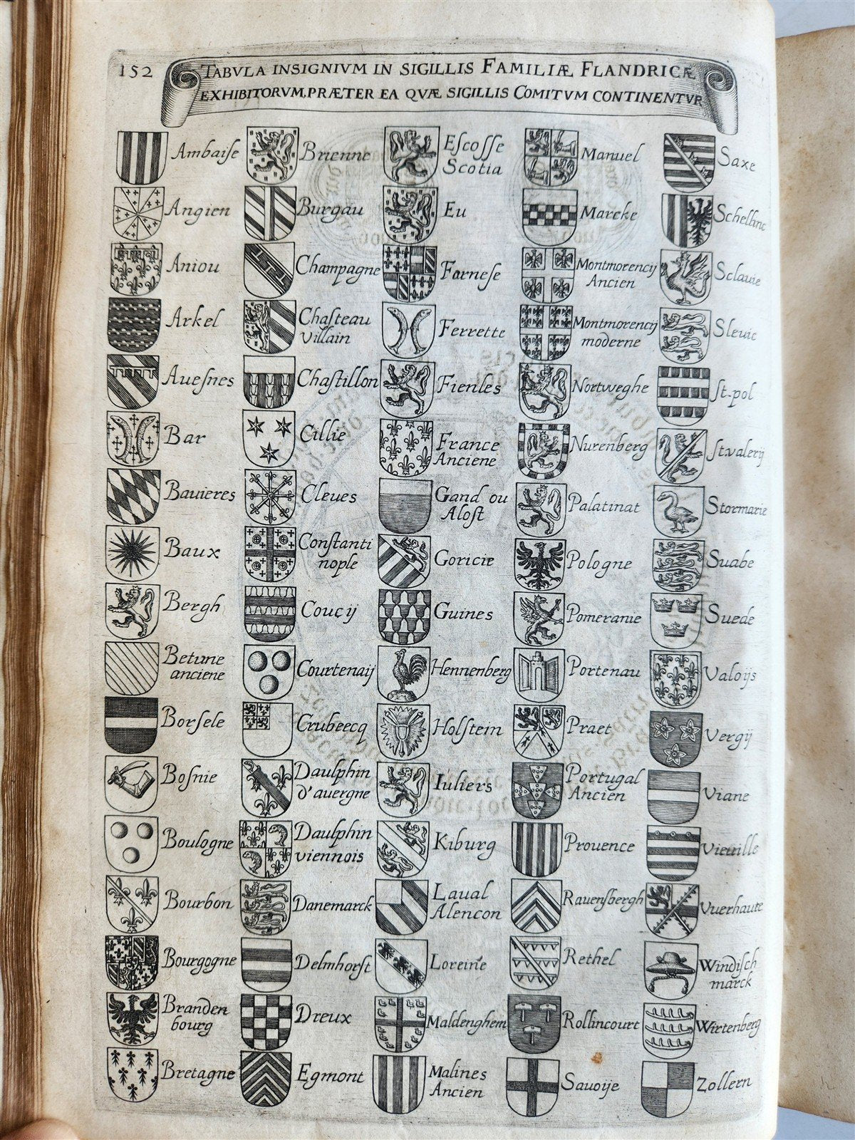 1641 COUNTS of FLANDERS ILLUSTRATED in French ANTIQUE