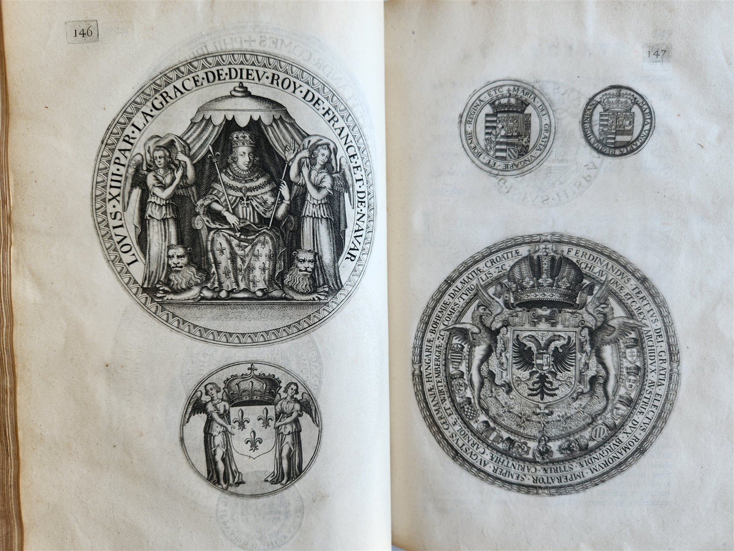 1641 COUNTS of FLANDERS ILLUSTRATED in French ANTIQUE