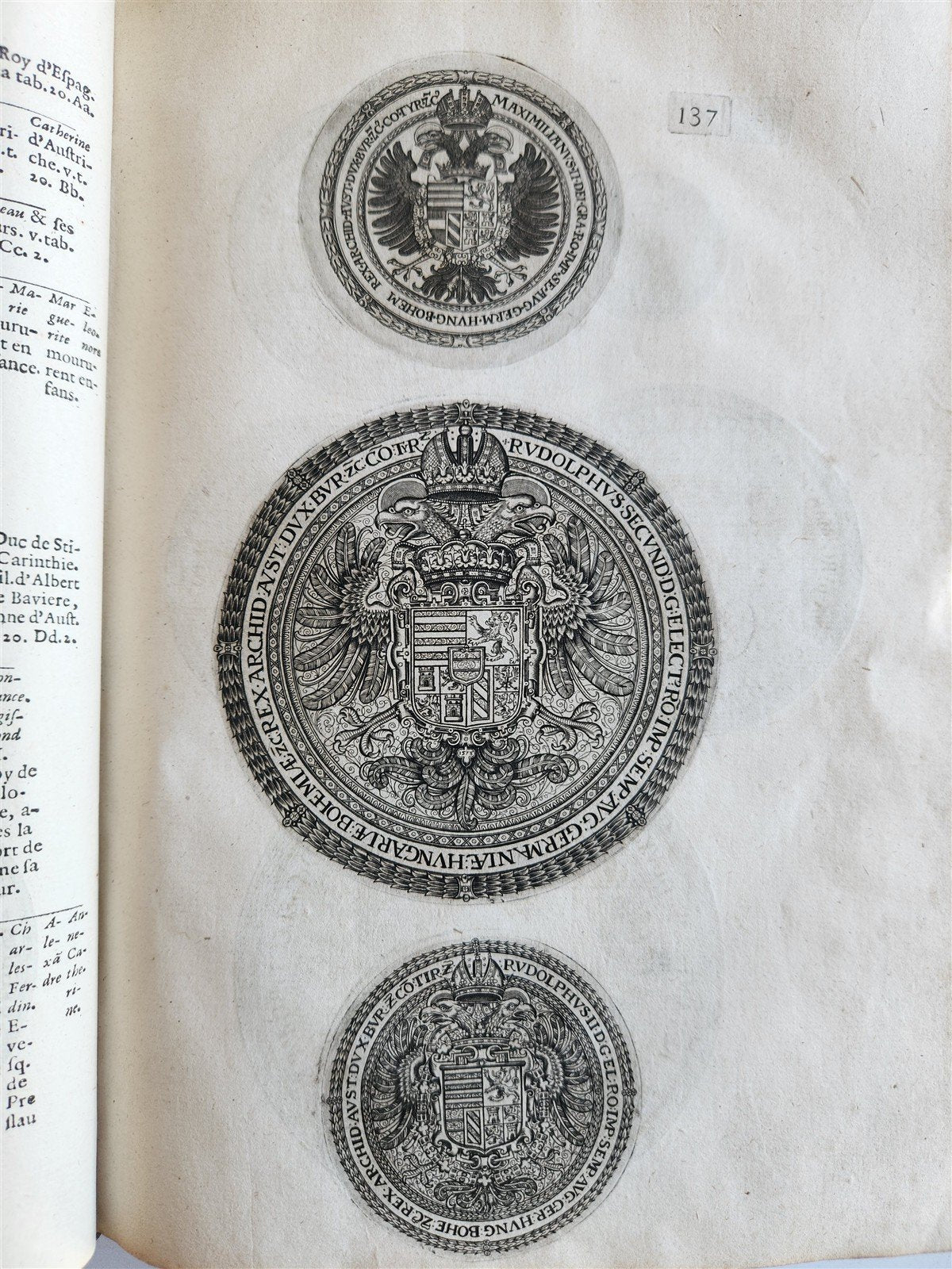 1641 COUNTS of FLANDERS ILLUSTRATED in French ANTIQUE