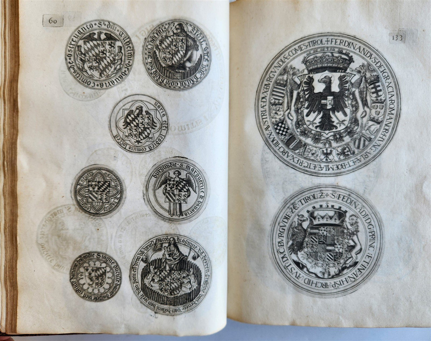 1641 COUNTS of FLANDERS ILLUSTRATED in French ANTIQUE