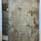 1749 CANON LAW antique PIGSKIN BOUND FOLIO