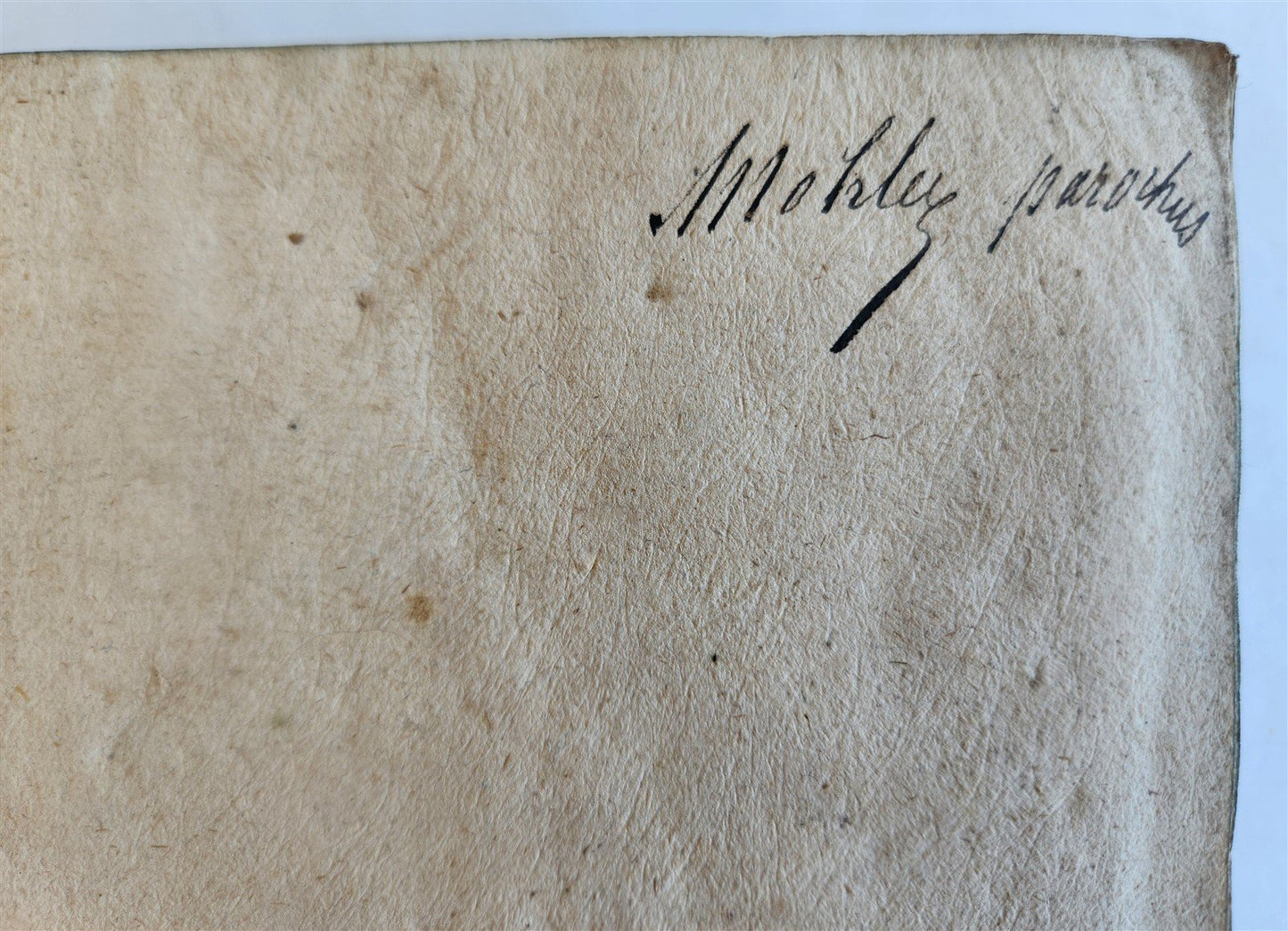 1749 CANON LAW antique PIGSKIN BOUND FOLIO