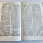 1749 CANON LAW antique PIGSKIN BOUND FOLIO
