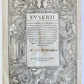 1549 EUSIBIUS HISTORY & PHILOSOPHY antique 16th century FOLIO